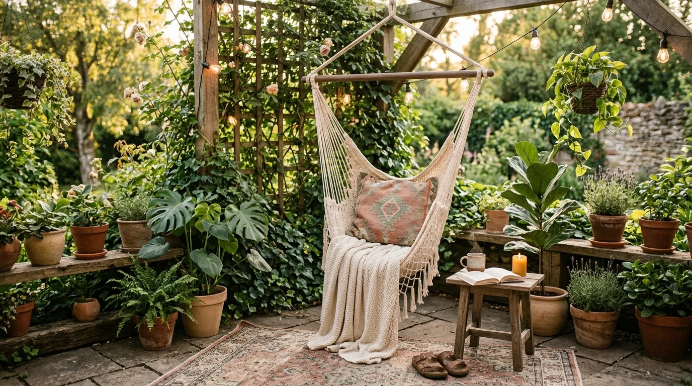 Flower-Filled Patio Edge